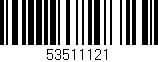 Código de barras (EAN, GTIN, SKU, ISBN): '53511121'
