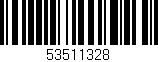 Código de barras (EAN, GTIN, SKU, ISBN): '53511328'