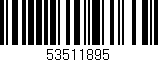 Código de barras (EAN, GTIN, SKU, ISBN): '53511895'