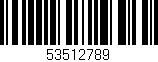Código de barras (EAN, GTIN, SKU, ISBN): '53512789'