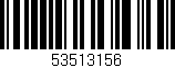 Código de barras (EAN, GTIN, SKU, ISBN): '53513156'
