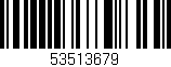 Código de barras (EAN, GTIN, SKU, ISBN): '53513679'