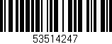 Código de barras (EAN, GTIN, SKU, ISBN): '53514247'