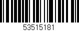 Código de barras (EAN, GTIN, SKU, ISBN): '53515181'