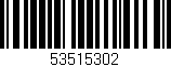 Código de barras (EAN, GTIN, SKU, ISBN): '53515302'