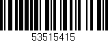 Código de barras (EAN, GTIN, SKU, ISBN): '53515415'
