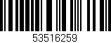 Código de barras (EAN, GTIN, SKU, ISBN): '53516259'