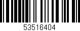 Código de barras (EAN, GTIN, SKU, ISBN): '53516404'
