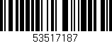 Código de barras (EAN, GTIN, SKU, ISBN): '53517187'