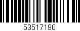 Código de barras (EAN, GTIN, SKU, ISBN): '53517190'