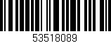 Código de barras (EAN, GTIN, SKU, ISBN): '53518089'