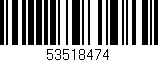 Código de barras (EAN, GTIN, SKU, ISBN): '53518474'