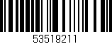 Código de barras (EAN, GTIN, SKU, ISBN): '53519211'