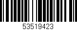 Código de barras (EAN, GTIN, SKU, ISBN): '53519423'