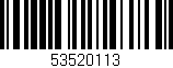 Código de barras (EAN, GTIN, SKU, ISBN): '53520113'
