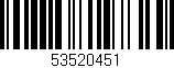 Código de barras (EAN, GTIN, SKU, ISBN): '53520451'
