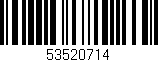 Código de barras (EAN, GTIN, SKU, ISBN): '53520714'