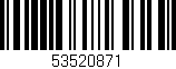 Código de barras (EAN, GTIN, SKU, ISBN): '53520871'