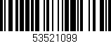 Código de barras (EAN, GTIN, SKU, ISBN): '53521099'