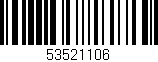 Código de barras (EAN, GTIN, SKU, ISBN): '53521106'