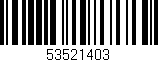 Código de barras (EAN, GTIN, SKU, ISBN): '53521403'