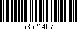 Código de barras (EAN, GTIN, SKU, ISBN): '53521407'