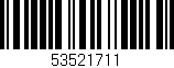 Código de barras (EAN, GTIN, SKU, ISBN): '53521711'