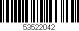 Código de barras (EAN, GTIN, SKU, ISBN): '53522042'