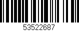 Código de barras (EAN, GTIN, SKU, ISBN): '53522687'