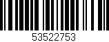 Código de barras (EAN, GTIN, SKU, ISBN): '53522753'