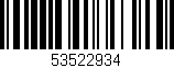 Código de barras (EAN, GTIN, SKU, ISBN): '53522934'