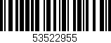 Código de barras (EAN, GTIN, SKU, ISBN): '53522955'