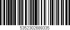 Código de barras (EAN, GTIN, SKU, ISBN): '5352302689335'