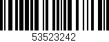 Código de barras (EAN, GTIN, SKU, ISBN): '53523242'