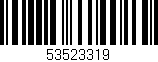 Código de barras (EAN, GTIN, SKU, ISBN): '53523319'