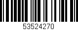 Código de barras (EAN, GTIN, SKU, ISBN): '53524270'