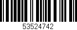 Código de barras (EAN, GTIN, SKU, ISBN): '53524742'