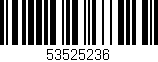 Código de barras (EAN, GTIN, SKU, ISBN): '53525236'