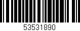 Código de barras (EAN, GTIN, SKU, ISBN): '53531890'