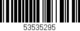 Código de barras (EAN, GTIN, SKU, ISBN): '53535295'