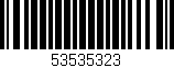 Código de barras (EAN, GTIN, SKU, ISBN): '53535323'