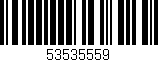 Código de barras (EAN, GTIN, SKU, ISBN): '53535559'