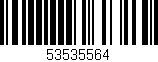 Código de barras (EAN, GTIN, SKU, ISBN): '53535564'