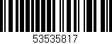 Código de barras (EAN, GTIN, SKU, ISBN): '53535817'