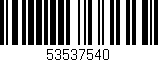 Código de barras (EAN, GTIN, SKU, ISBN): '53537540'