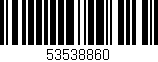 Código de barras (EAN, GTIN, SKU, ISBN): '53538860'