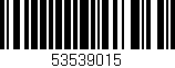 Código de barras (EAN, GTIN, SKU, ISBN): '53539015'