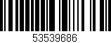 Código de barras (EAN, GTIN, SKU, ISBN): '53539686'