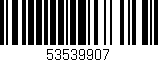 Código de barras (EAN, GTIN, SKU, ISBN): '53539907'