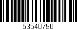 Código de barras (EAN, GTIN, SKU, ISBN): '53540790'
